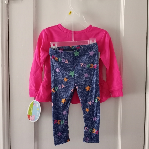 Peppa Pig 2 Piece Outfit. Infant Girls Size 24 Months NWT - Picture 2 of 10